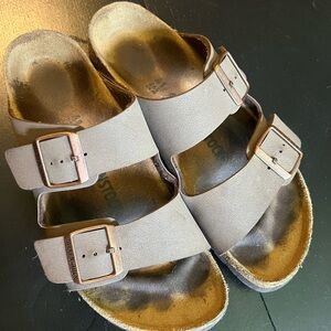 Birkenstock Brown Sandals Classic Contoured Footbed